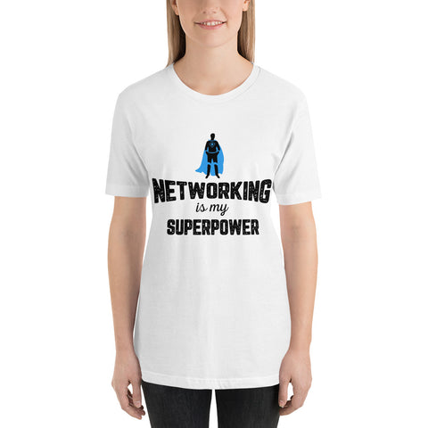 Networking Is My Super Power Short-Sleeve Ladies T-Shirt